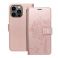 Futrola flip MEZZO BOOK za iPhone 13 Pro Max (6.7) tree roze gold