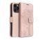 Futrola flip MEZZO BOOK za iPhone 13 Pro Max (6.7) tree roze gold