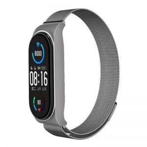 Narukvica za sat METAL za Xiaomi Mi Band 5/6 (02) silver