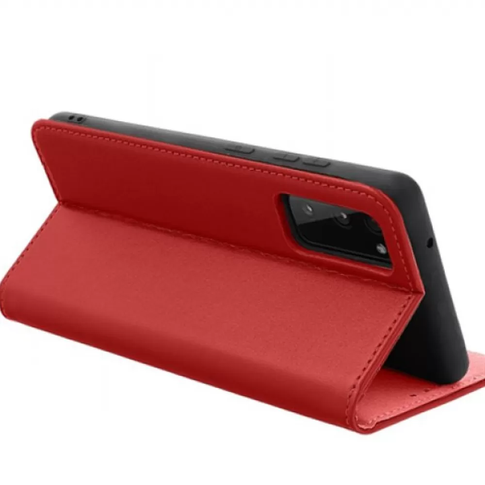 Futrola flip LEATHER CASE SMART PRO za iPhone 15 (6.1) crvena