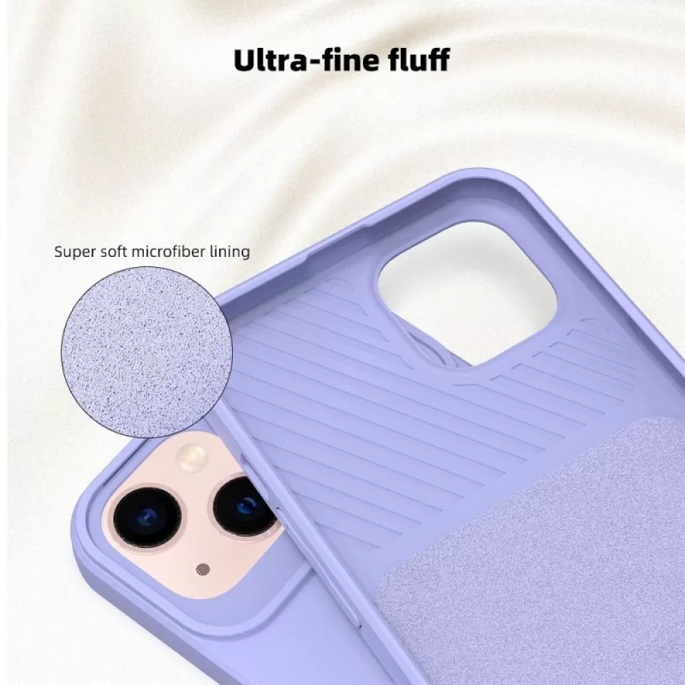 Futrola SOFT FULL PROTECT CAMERA (slide case) za Xiaomi Redmi Note 12 4G lila