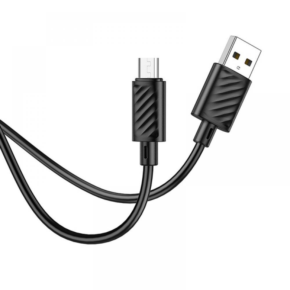 USB kabal HOCO. X88 2.4A micro crni m