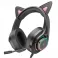 Slusalice HOCO. Gaming Cute Cat W107 phantom USB - Jack 3.5 mm