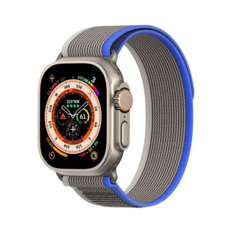 Narukvica za sat DUX DUCIS YJ ZA Apple Watch 42/44/45/49mm siva sa plavim