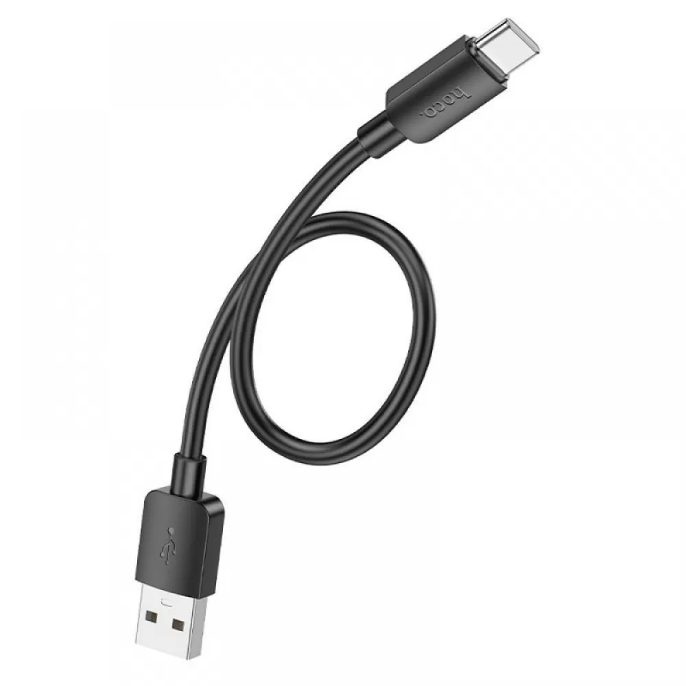 USB kabal HOCO. X96 27W Type C 25cm crni