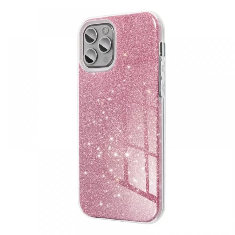 Futrola PVC SHINE 3IN1 (shining case) za Xiaomi Redmi 13C / Poco C65 roze