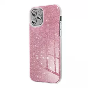 Futrola PVC SHINE 3IN1 (shining case) za Xiaomi Redmi 13C / Poco C65 roze