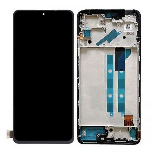 Lcd + touchscreen + Frame za Xiaomi Redmi Note 11 Pro / Poco X4 Pro 5G crni FULL ORIGINAL EU