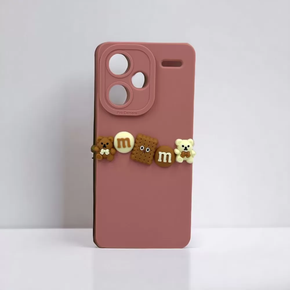 Futrola BEAR CANDY za iPhone 14 Pro (6.1) roze