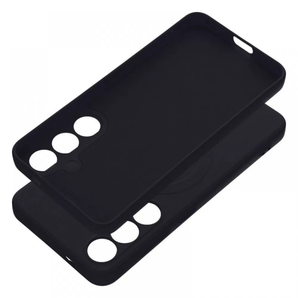 Futrola Silicone Mag Cover za iPhone 12 (6.1) crna