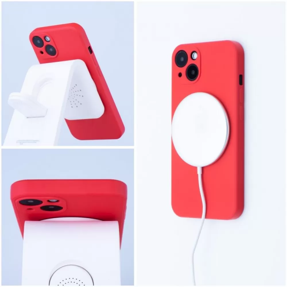 Futrola Silicone Mag Cover za Samsung S928 Galaxy S24 Ultra crvena