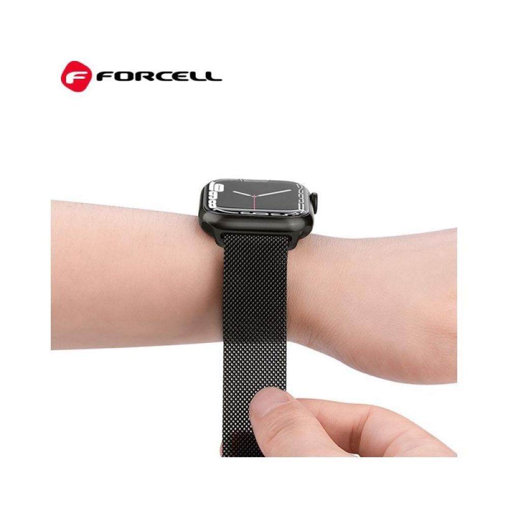 Forcell narukvica za sat F-DESIGN FA03 za Apple Watch 42/44/45/49mm crna