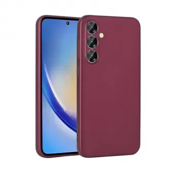 Silikonska futrola ultra tanka SOFT za Samsung A725 Galaxy A72 titanium bordo