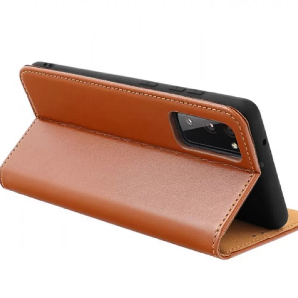 Futrola flip LEATHER CASE SMART PRO za Samsung A356 Galaxy A35 braon