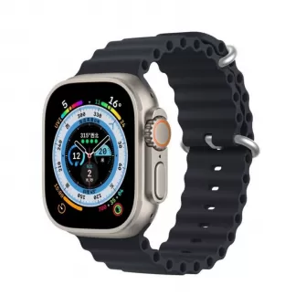 Narukvica za sat DUX DUCIS OCEAN WAVE za Apple Watch 38/40/41 tamno siva