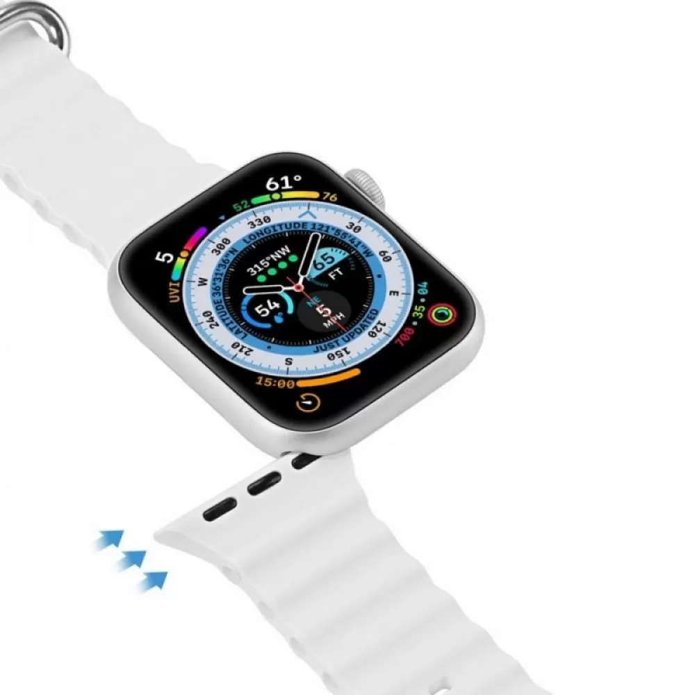 Narukvica za sat DUX DUCIS OCEAN WAVE za Apple Watch 38/40/41 bela