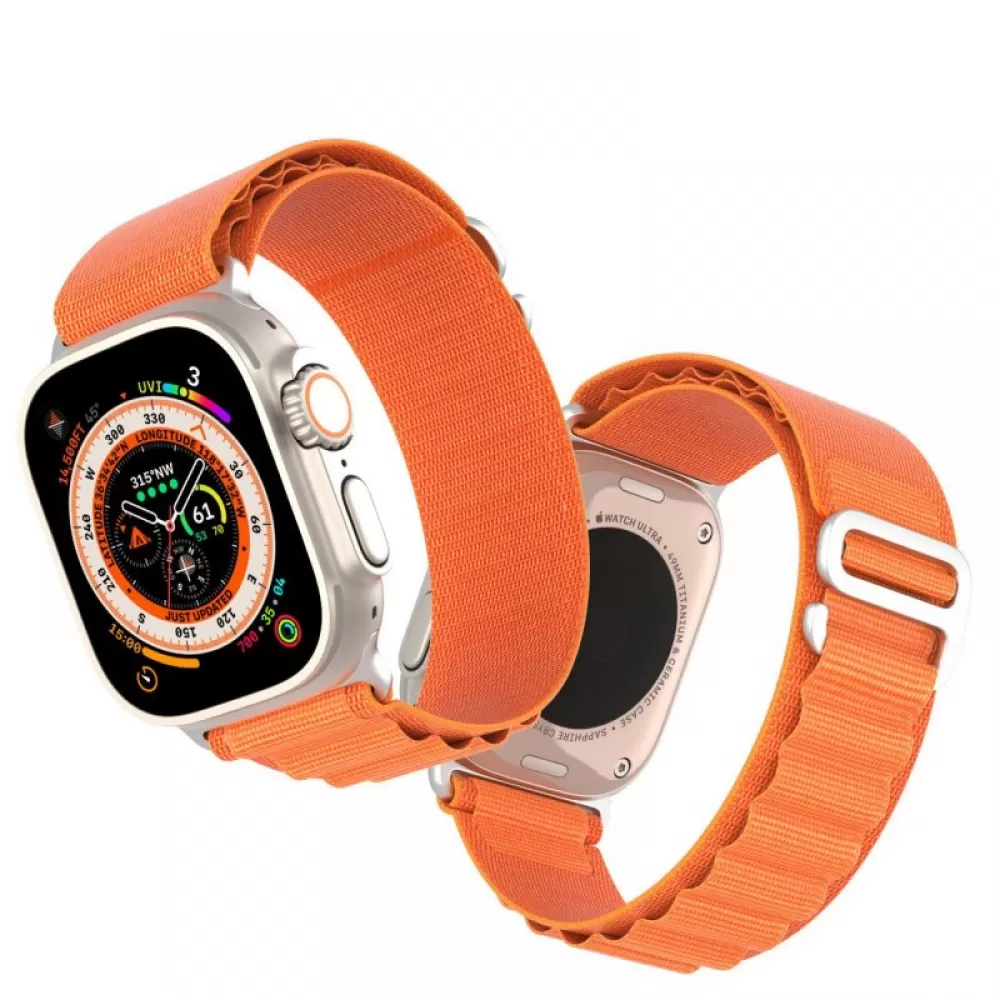 Narukvica za sat DUX DUCIS GS za Apple Watch 42/44/45/49 mm narandzasta