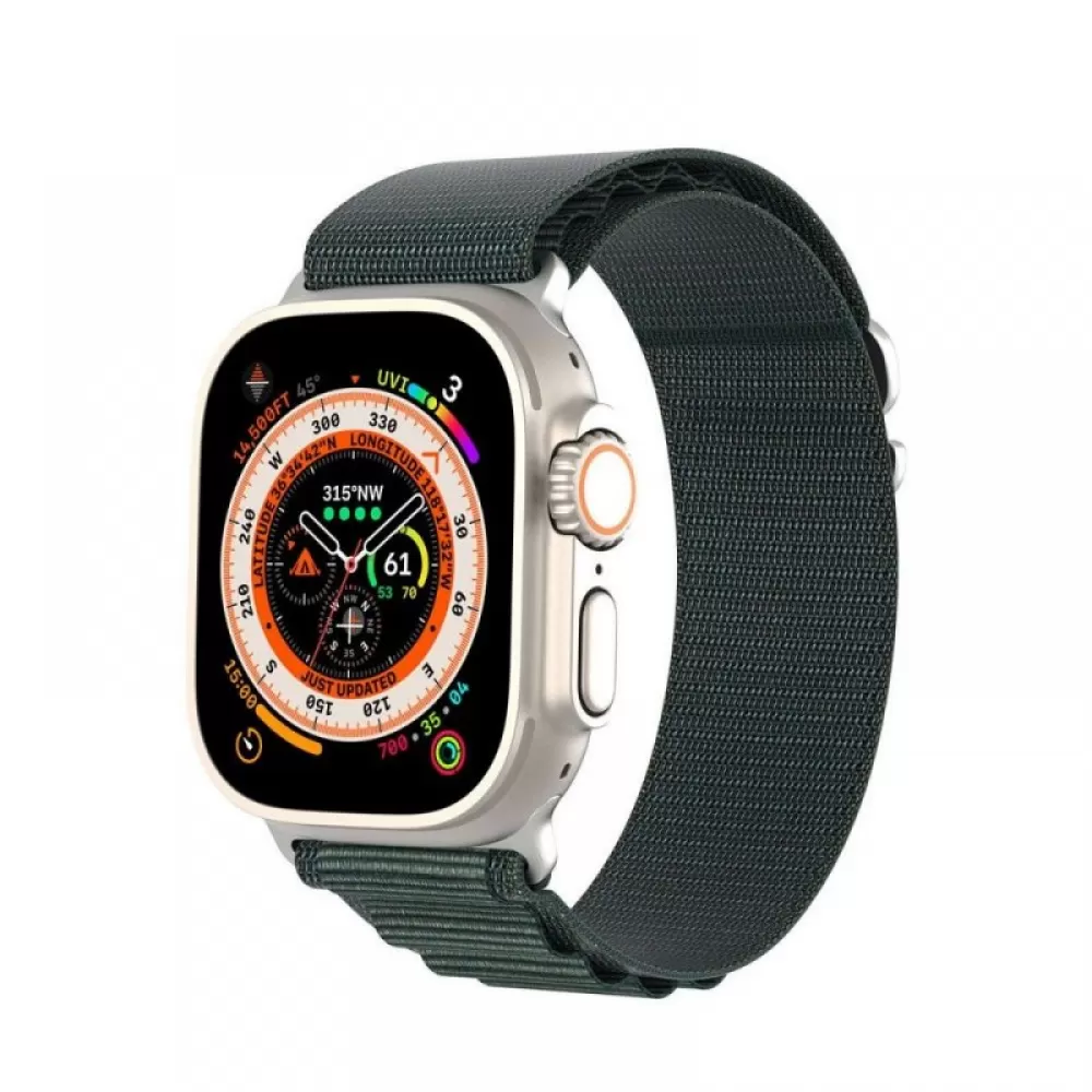 Narukvica za sat DUX DUCIS GS za Apple Watch 42/44/45/49 mm tamno zelena