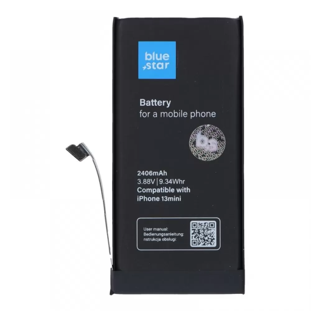 ﻿Baterija BLUE STAR za iPhone 13 Mini 2406 mAh