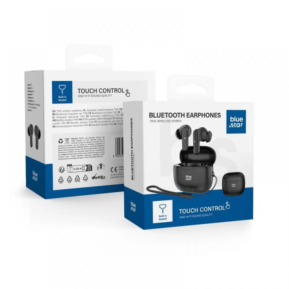 Bluetooth slusalice BLUE STAR TWS BK31 crna