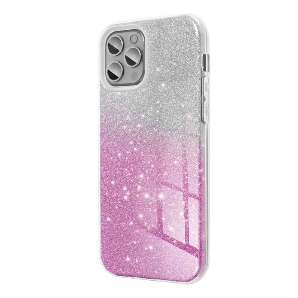 Futrola SHINING CASE za Samsung A055 Galaxy A05 srebrno roze