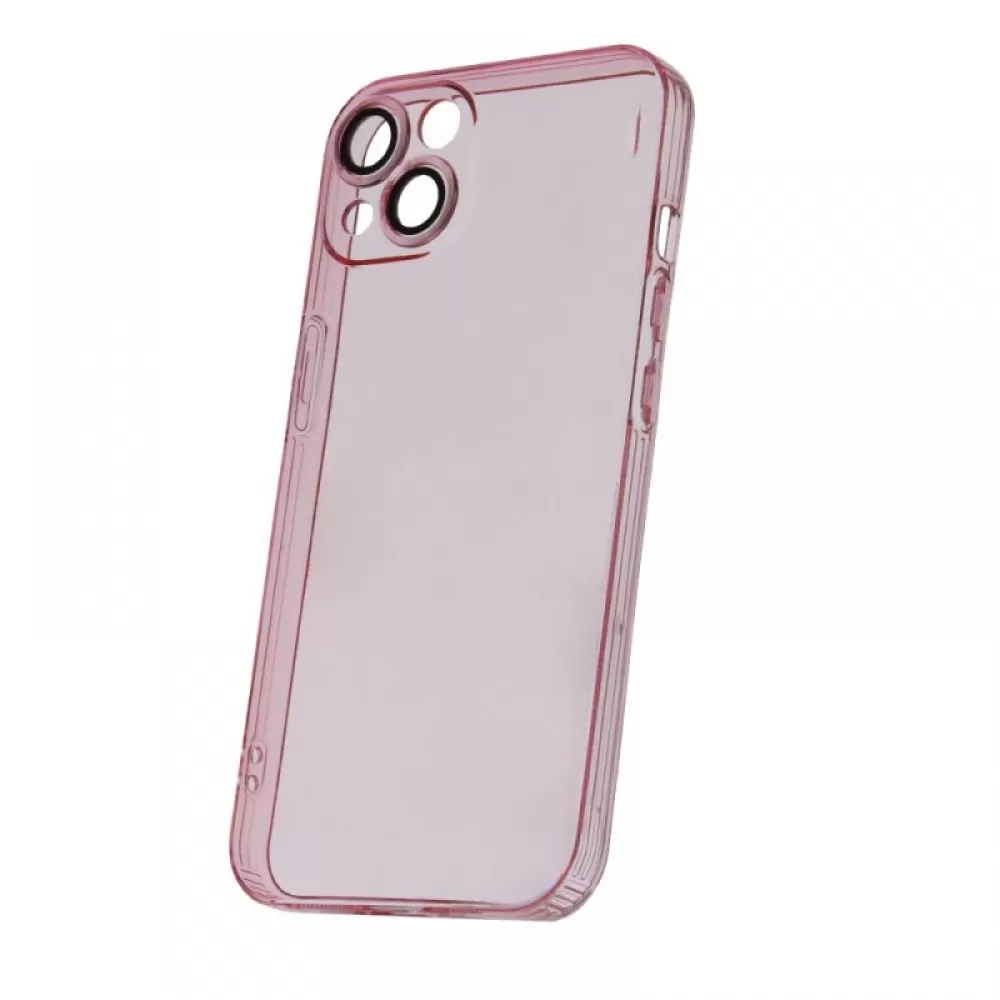 Futrola SLIM COLOR (sa zastitom za kameru) za iPhone 15 (6.1) pink