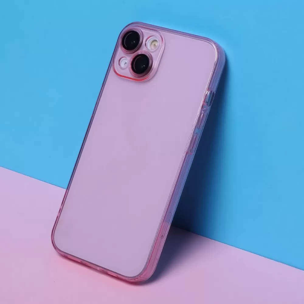 Futrola SLIM COLOR (sa zastitom za kameru) za iPhone 15 Pro Max (6.7) pink