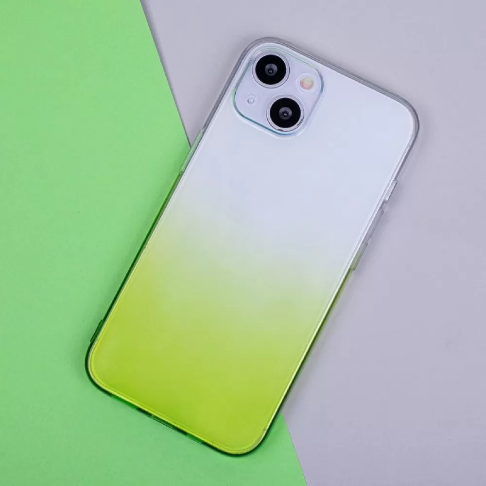 Futrola OMBRE LUX (Gradient 2mm) za iPhone 15 Plus (6.7) zelena