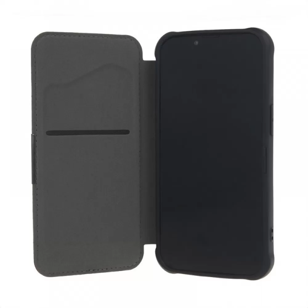 Futrola flip RAZOR BOOK (Smart Carbon case) za iPhone 15 (6.1) tamno plava