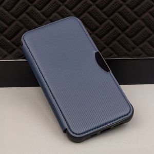 Futrola flip RAZOR BOOK (Smart Carbon case) za Samsung Galaxy S24 tamno plava