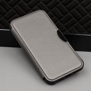 Futrola flip RAZOR BOOK (Smart Carbon case) za Samsung Galaxy S24 siva