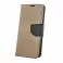 Futrola BI FOLD MERCURY (fancy book) za iPhone 15 Plus (6.7) zlatna sa crnim