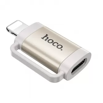 HOCO adapter OTG Lightning (muski) na Type C (zenski) 2A UA31B sivi