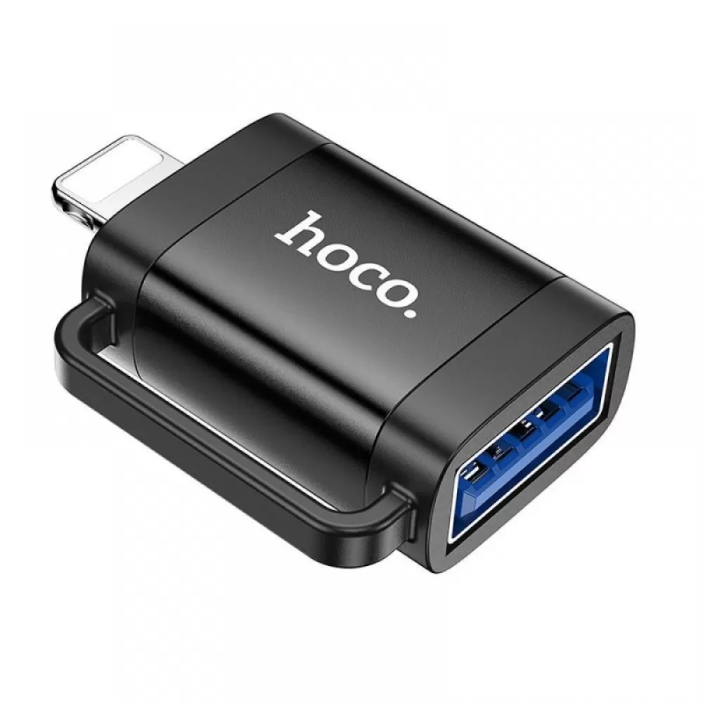 HOCO adapter OTG Lightning (muski) na USB A (zenski) UA31A crni