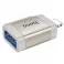 HOCO adapter OTG Lightning (muski) na USB A (zenski) UA31A sivi