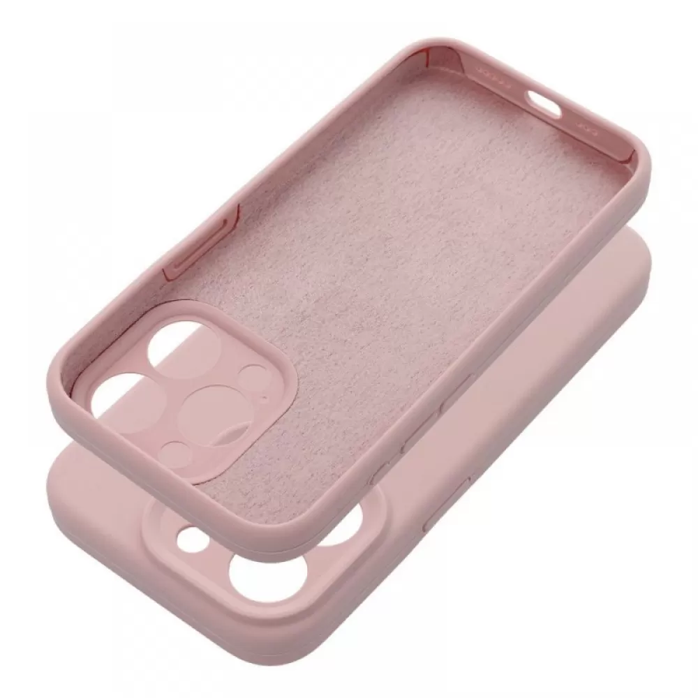 Futrola SILICONE 2mm za Samsung A25 5G puder roze