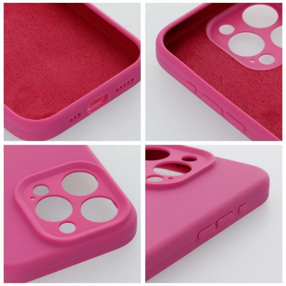 Futrola SILICONE 2mm za Motorola Edge 50 Pro roze