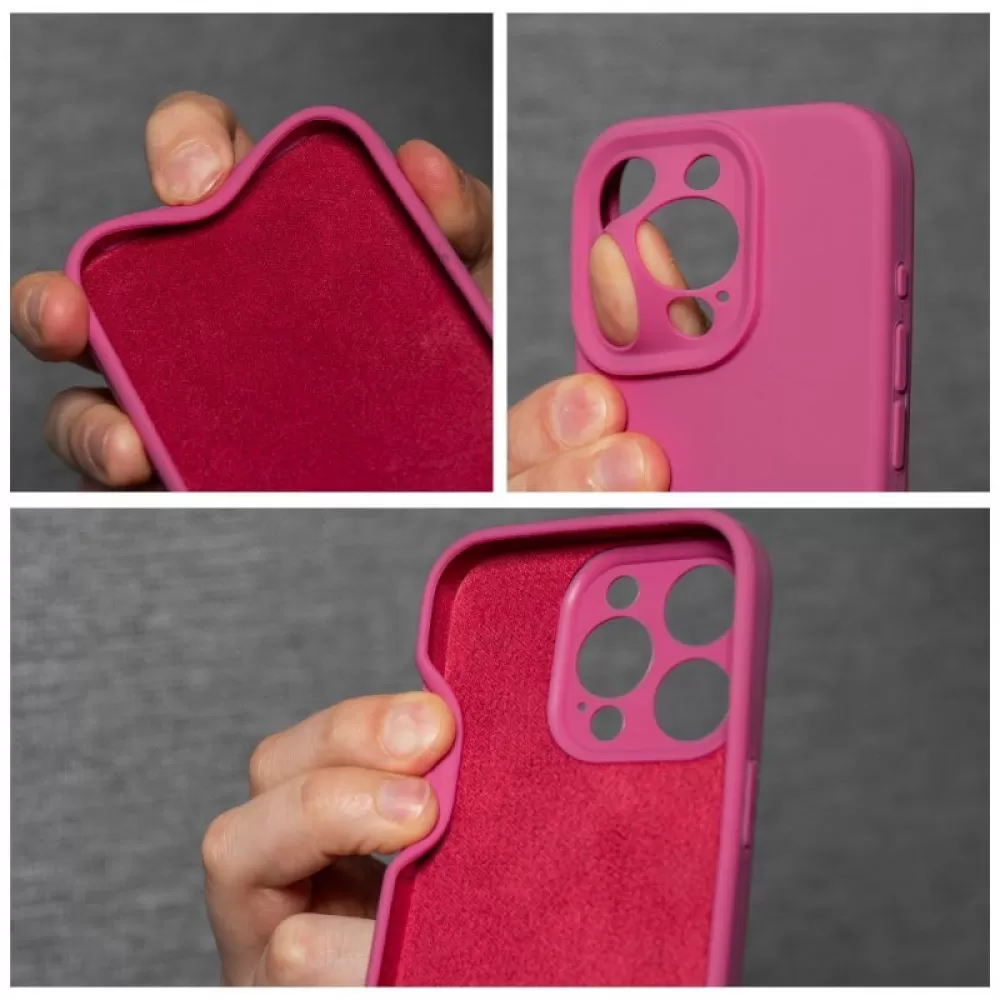 Futrola SILICONE 2mm za Motorola Edge 50 Pro roze