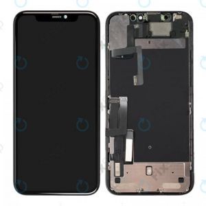 LCD + touchscreen+ frame za iPhone 11 crni (service pack) FULL ORIGINAL EU