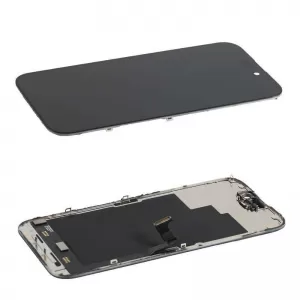 Lcd + touchscreen + frame za iPhone 15 Pro crni FULL ORIGINAL EU (service pack)