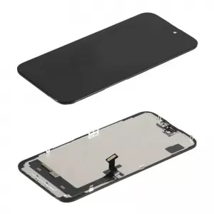 Lcd + touchscreen + frame za iPhone 15 Plus crni FULL ORIGINAL EU (service pack)