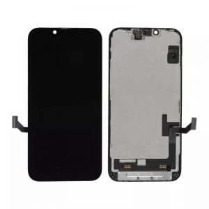 Lcd + touchscreen + frame za iPhone 14 crni FULL ORIGINAL EU (service pack)