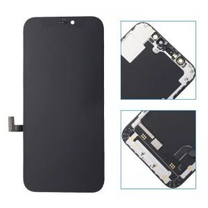 Lcd + touchscreen + frame za iPhone 12 Mini crni FULL ORIGINAL EU (service pack)