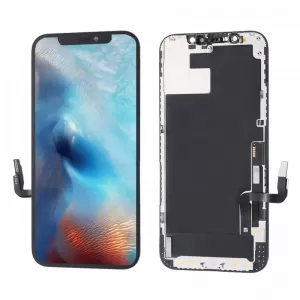 Lcd + touchscreen + frame za iPhone 12 / 12 Pro crni FULL ORIGINAL EU (service pack)