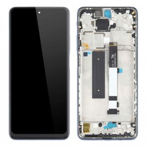 LCD + touchscreen + frame za Xiaomi Redmi Note 9s / 9 Pro / 9 Pro Max / 10 Lite silver X-Cell original