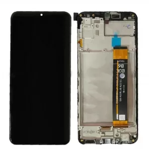 LCD + touchscreen + frame za Samsung A236 Galaxy A23 5G crni (crni flet) X-Cell original