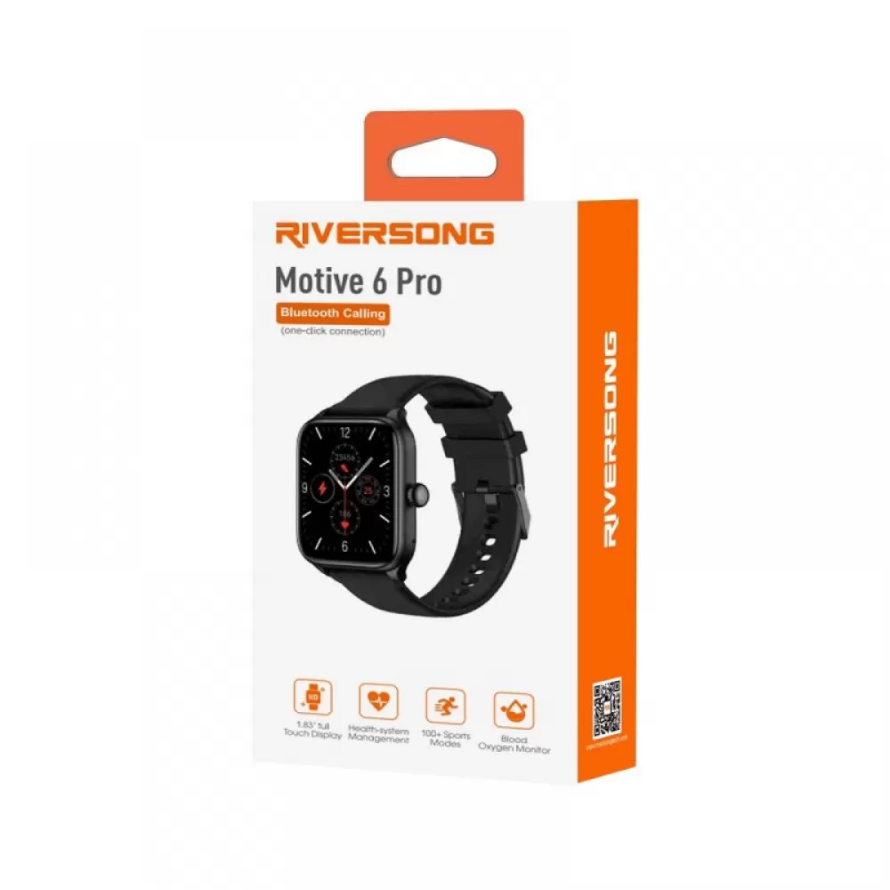 Riversong pametni sat Motive 6 Pro SW62 crni