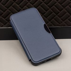 Futrola flip RAZOR BOOK (Smart Carbon case) za Xiaomi Redmi Note 13 5G tamno plava