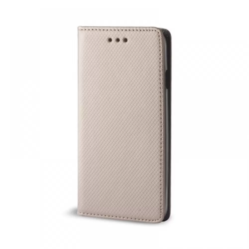 Futrola flip SMART CASE BOOK (Smart Magnet case) za iPhone 16 (6.1) zlatna