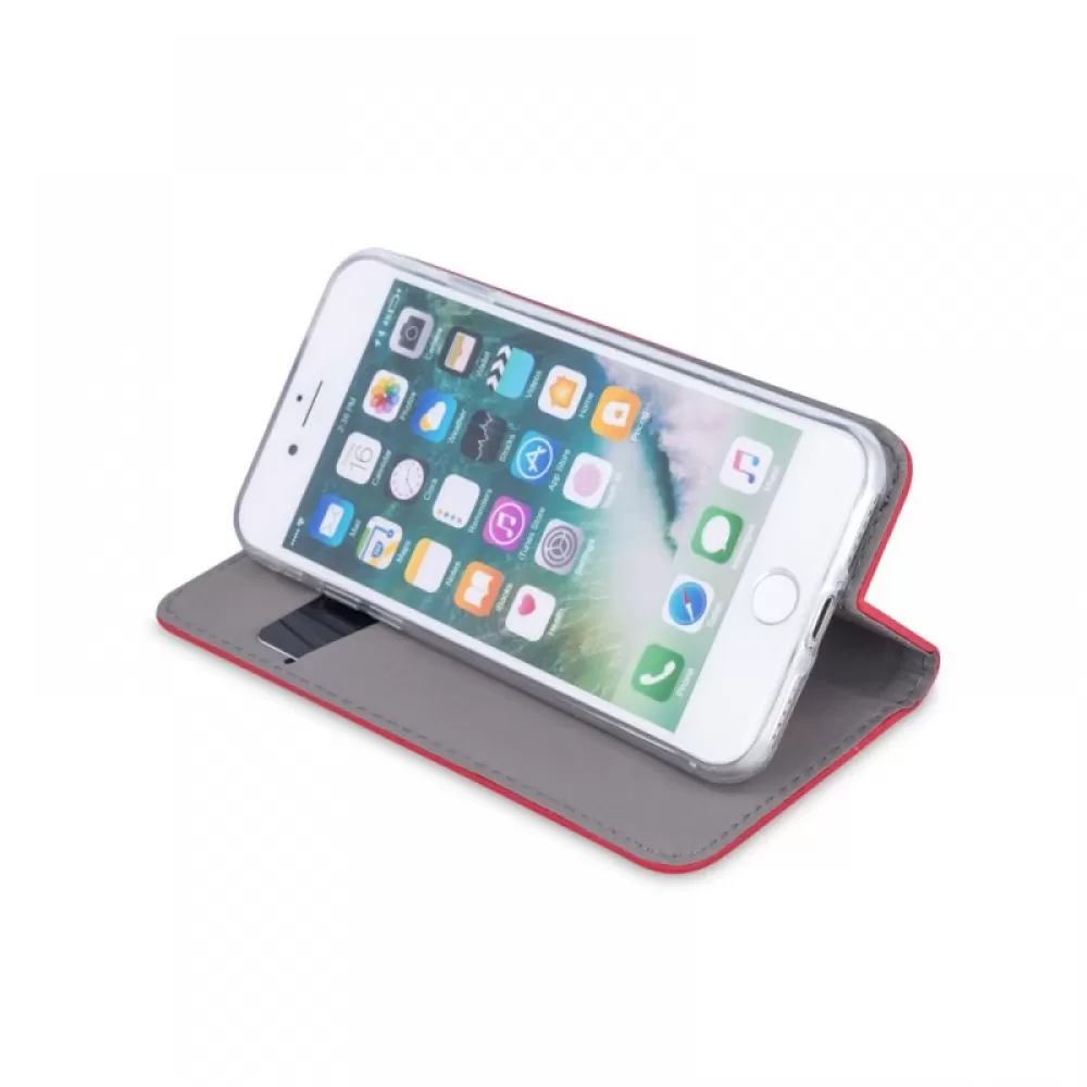 Futrola flip SMART CASE BOOK (Smart Magnet case) za iPhone 16 (6.1) crvena